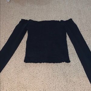 Hollister long sleeve tube top